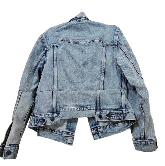 Levis Vetements Pour Femme Denim Hiver 2018 Collaboration Jean Jacket - Picture 5 of 13